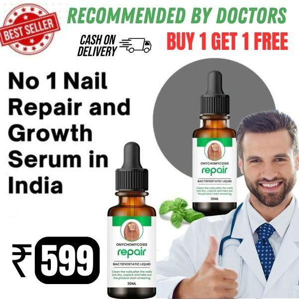 NAIL SERUM FOR NAIL GROWTH & REPAIR { BUY 1 GET 1 FREE)