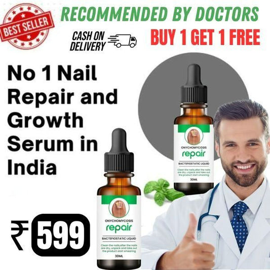 NAIL SERUM FOR NAIL GROWTH & REPAIR { BUY 1 GET 1 FREE)