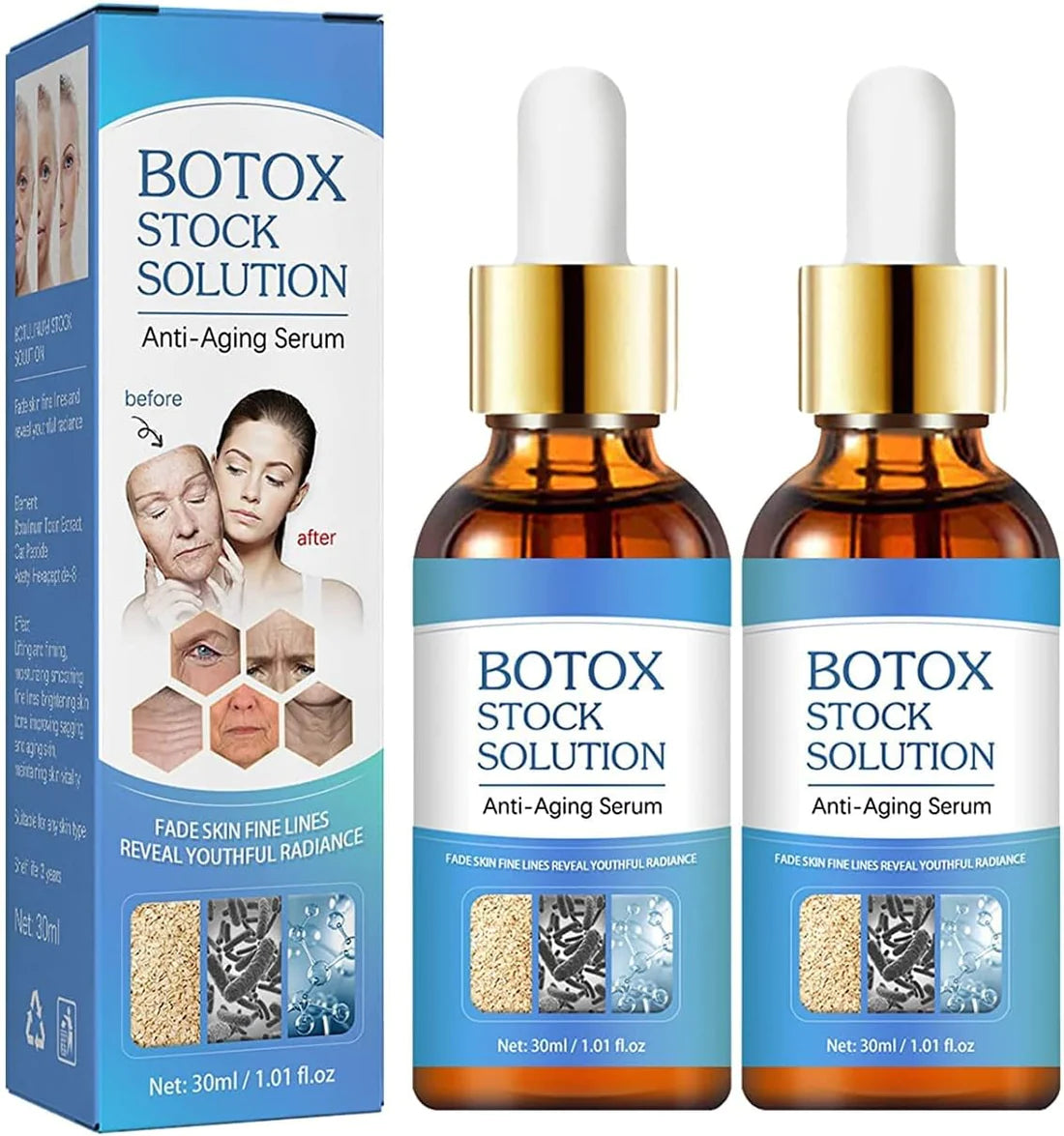 Botox Anti-Aging Serum (30ml) - Reduce Fine Lines, Wrinkles, Gives Youthful Glow