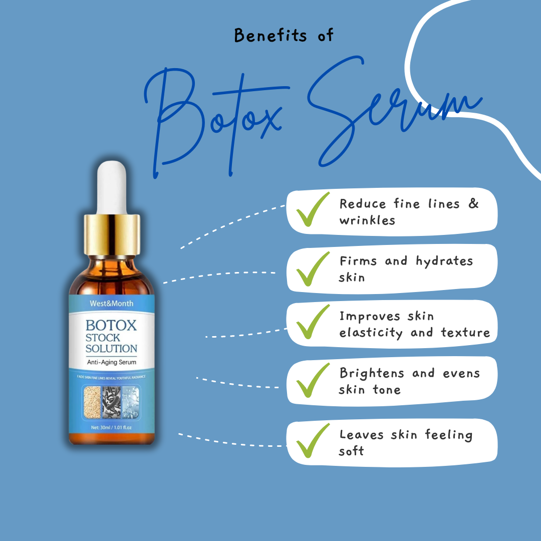 Botox Anti-Aging Serum - Reduce Fine Lines, Wrinkles, Gives Youthful Glow