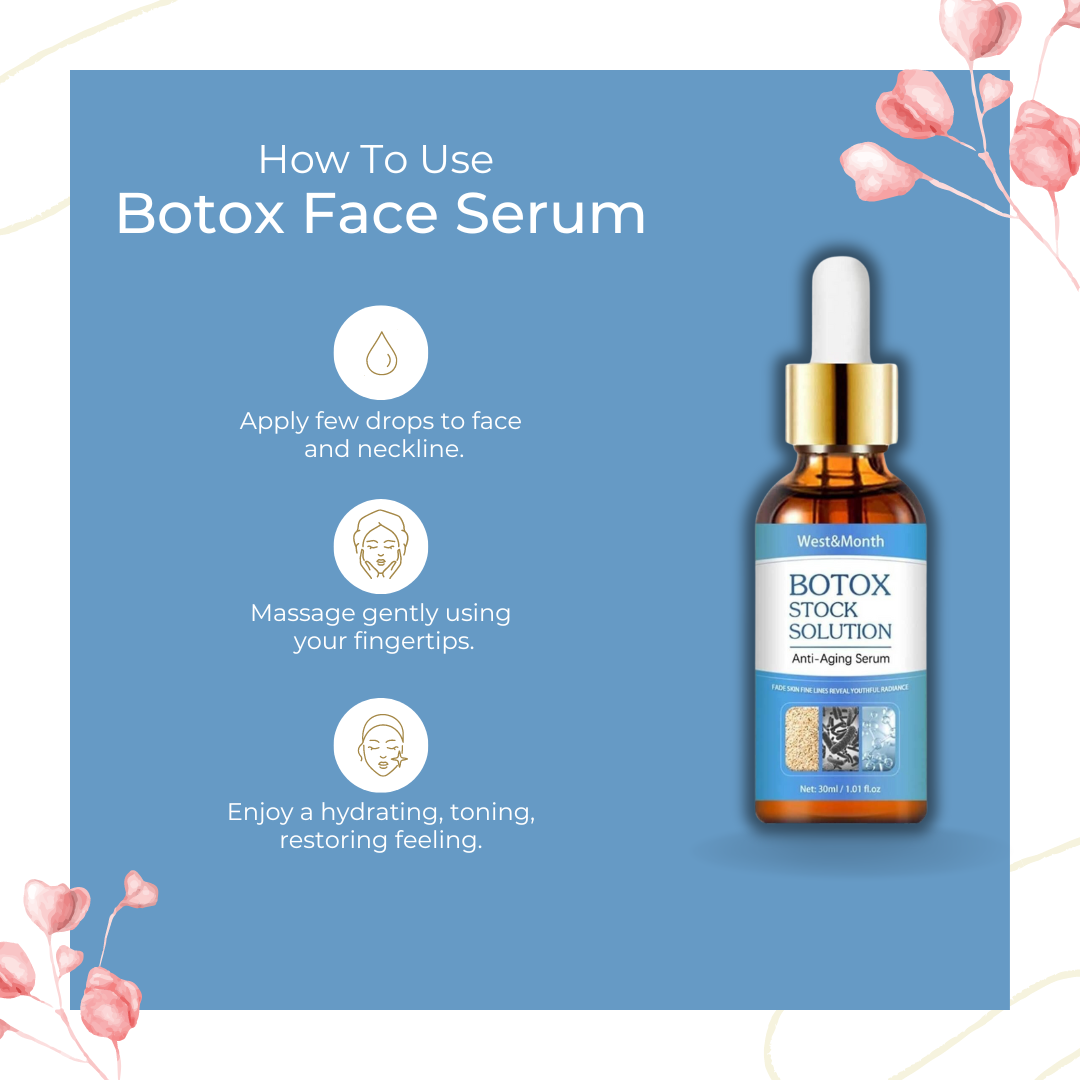 Botox Anti-Aging Serum - Reduce Fine Lines, Wrinkles, Gives Youthful Glow