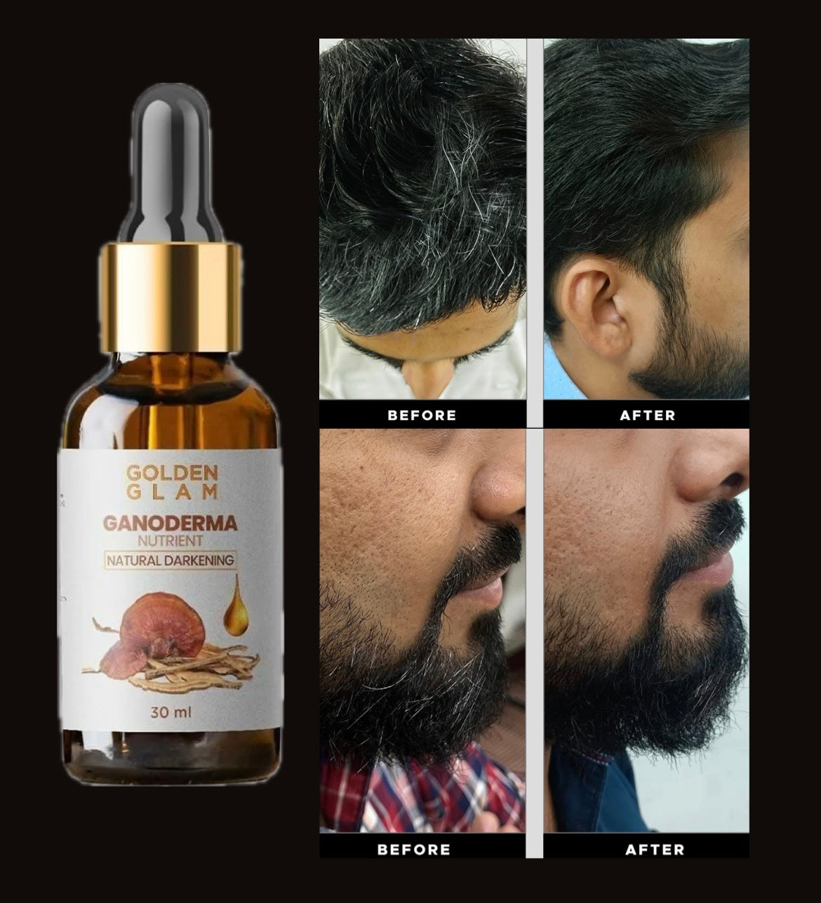 ANTI-GREYING HAIR SERUM - Buy 1 + 1 FREE